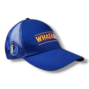 Whataburger Dallas Mavericks 75th Anniversary Collectible WhataMav Trucker Hat